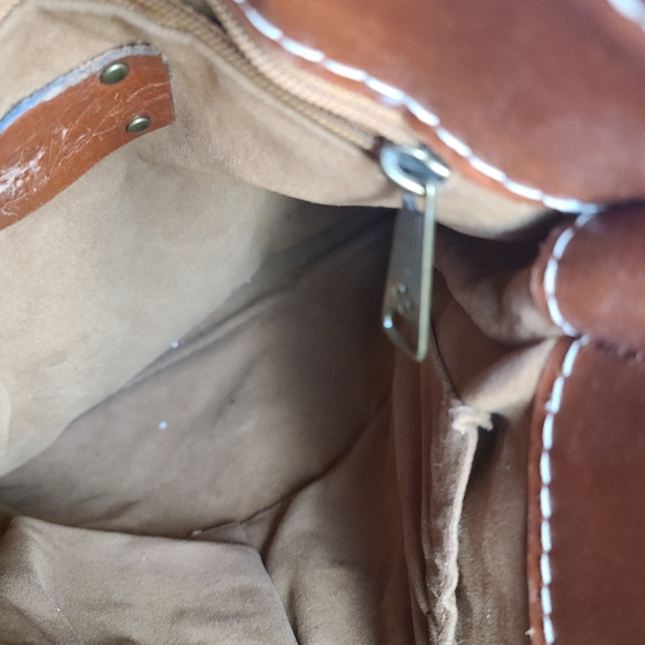 Patricia Nash Venezia Heritage Pouch Crossbody Leather Bag - Picture 11 of 11